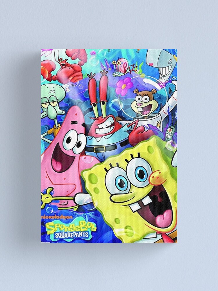 Spongebob meme face | Canvas Print