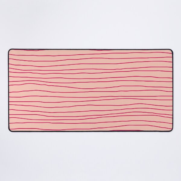 Item preview, Hand Drawn Lines - Cream Dark Pink designed and sold by Miss Striped.