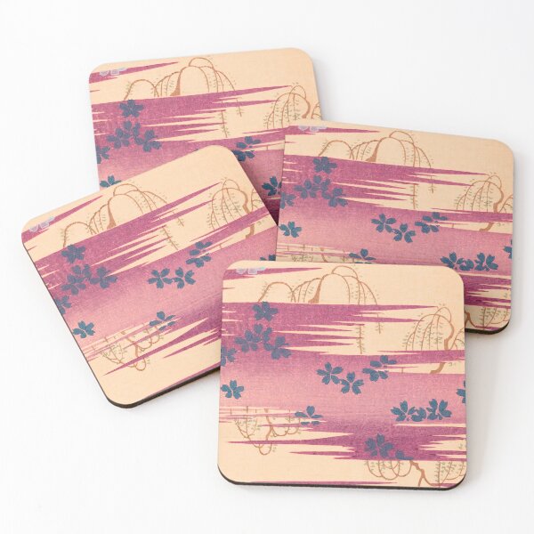 Item preview, Spring Trees Vintage Japanese Landscape Print designed and sold by VintageArchive.