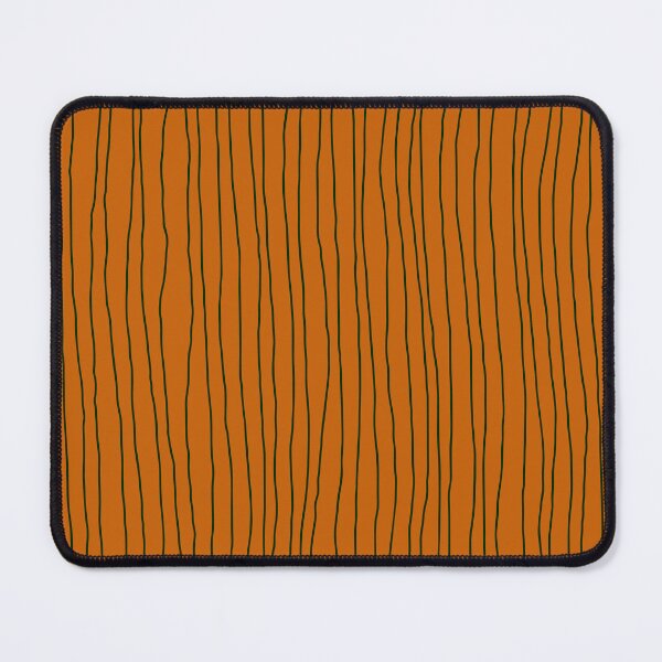 Item preview, Hand Drawn Lines Vertical Combination Orange / Black designed and sold by Miss Striped.