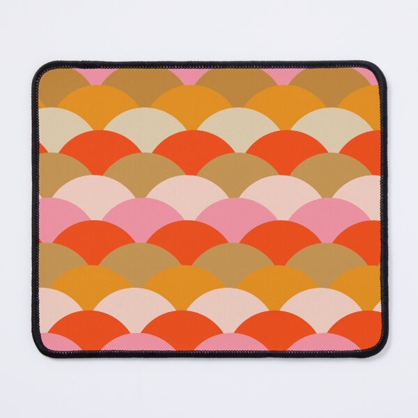 Item preview, Clamshell Pattern in Sunset Pink designed and sold by OpalEllery.