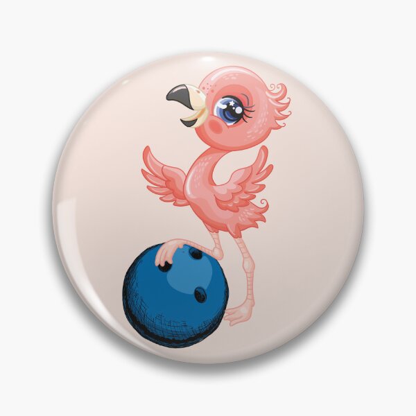 Item preview, Cool Bowling Flamingo,  designed and sold by calalassy.
