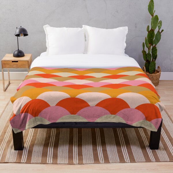 Item preview, Clamshell Pattern in Sunset Pink designed and sold by OpalEllery.