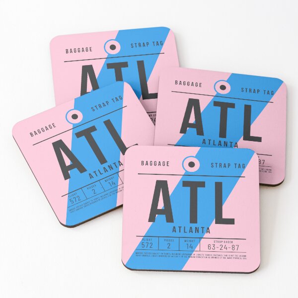 Item preview, Luggage Tag E - ATL Atlanta USA designed and sold by VoodooCircus.