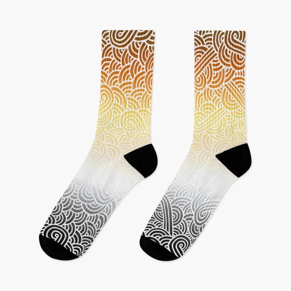 Item preview, Ombré bear flag and white swirls doodles designed and sold by savousepate.