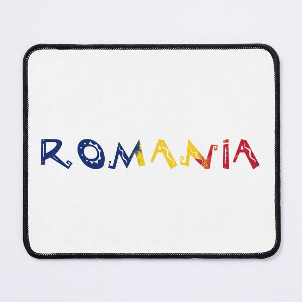 Item preview, Romania colorful text 2024 designed and sold by aloresarts.
