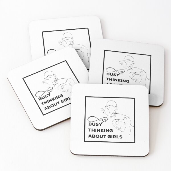 Item preview, Busy Thinking About Girls designed and sold by MEDELSHOP.