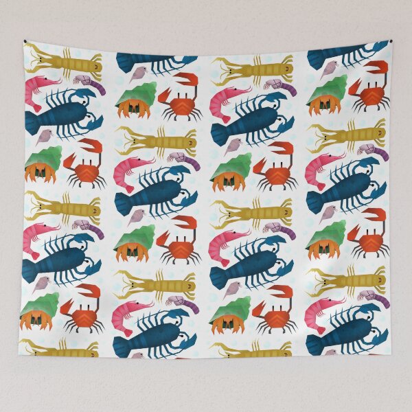 Item preview, Crustaceans (vivid colors) designed and sold by sloeilustracion.