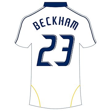 David Beckham - Los Angeles Galaxy Away Kit Sticker for Sale by On Target  Sports