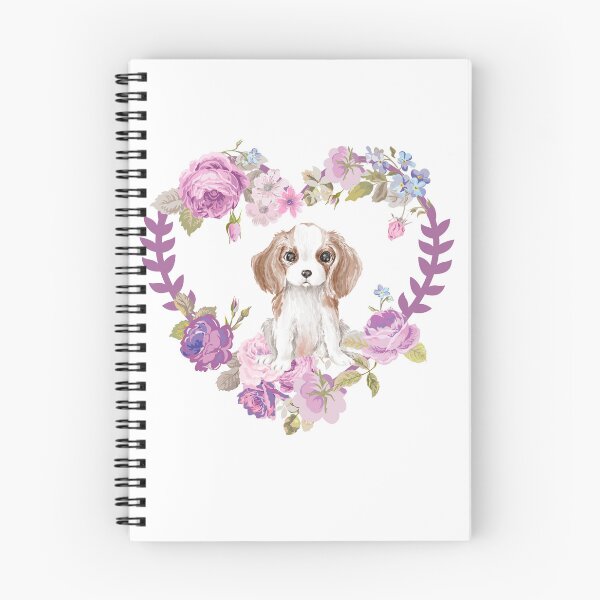 Item preview, King Charles floral dog heart wreath. King Charles mamma, Dog floral heart. Spaniel mummy. Spaniel mamma. designed and sold by Doggymadness.
