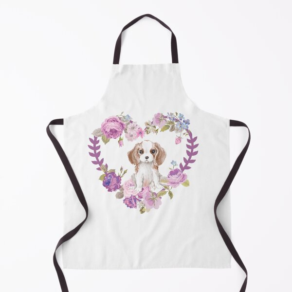 Item preview, King Charles floral dog heart wreath. King Charles mamma, Dog floral heart. Spaniel mummy. Spaniel mamma. designed and sold by Doggymadness.