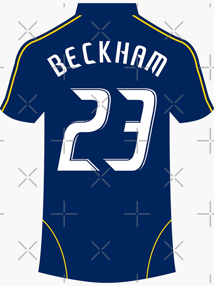 David Beckham - Los Angeles Galaxy Away Kit Sticker for Sale by On Target  Sports