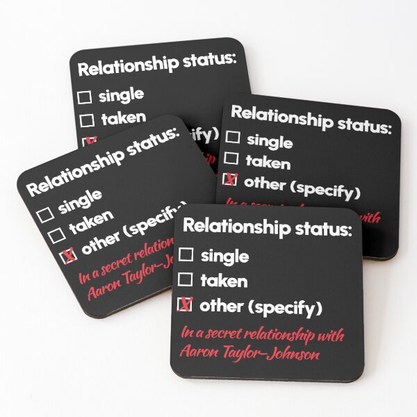 Item preview, Aaron Taylor-Johnson - Relationship 2 designed and sold by 2Girls1Shirt.