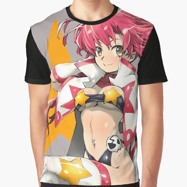 Gurren Lagann Anime T Shirt 100% Algodão Gurren Lagann Personagens Gurren  Lagann Yoko Super Tengen Toppa Gurren Lagann Gurren - AliExpress