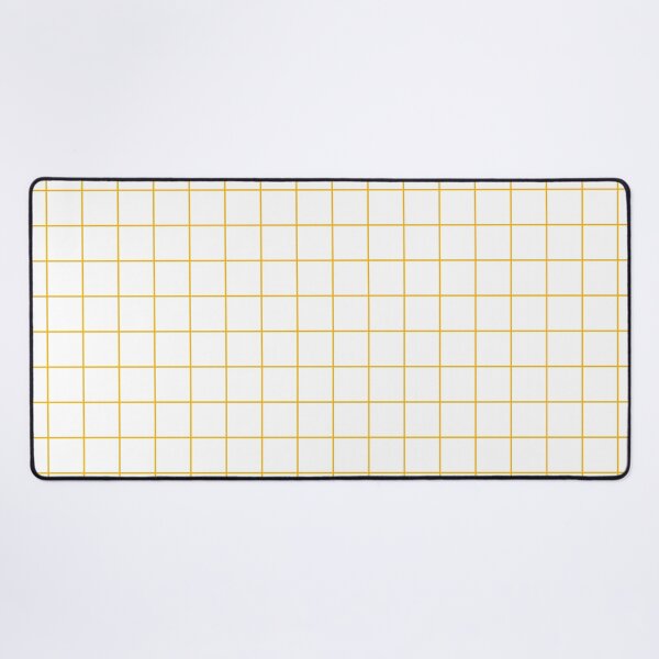 Item preview, Grid White Yellow designed and sold by Miss Striped.