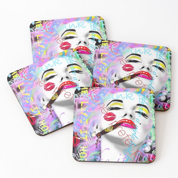 Item preview,  Marilyn Monroe with graffiti  designed and sold by Mabbatt-art.