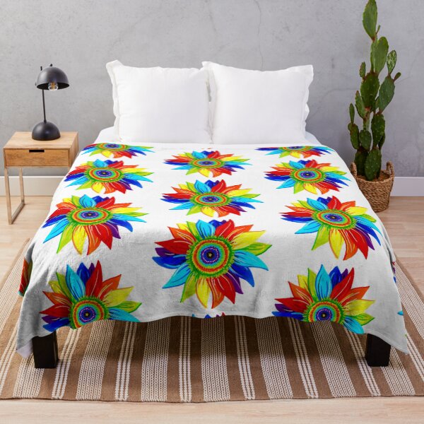 Item preview, Rainbow Sunflower  designed and sold by Tiffany Budd.