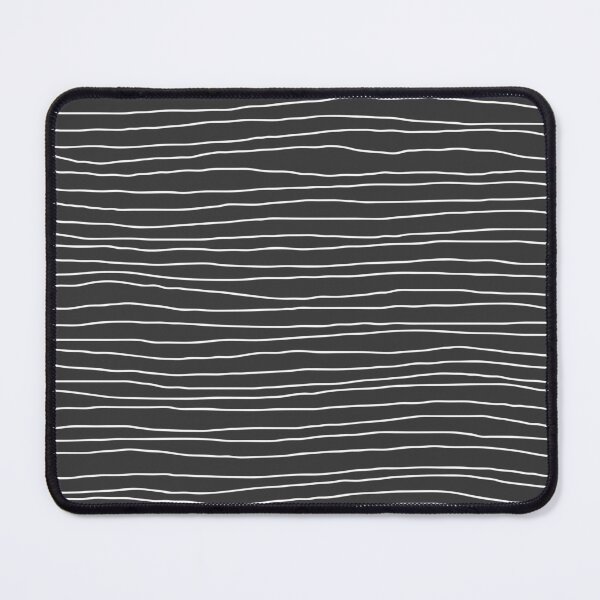 Item preview, Hand Drawn Lines - White Dark Gray designed and sold by Miss Striped.