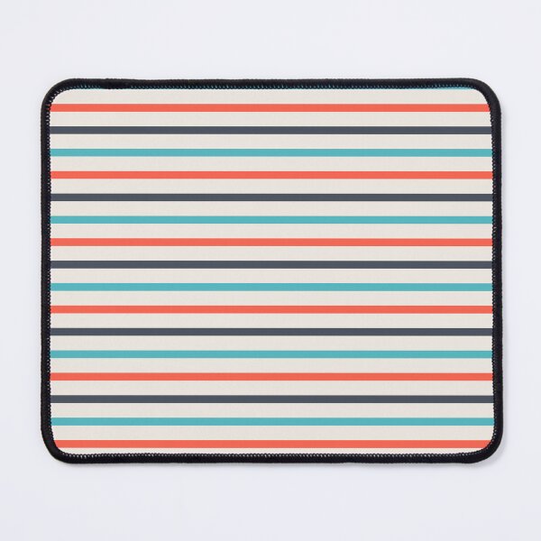 Item preview, Color Lines Rainbow Orange / Turquoise / Gray designed and sold by Miss Striped.