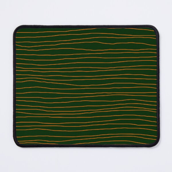 Item preview, Hand Drawn Lines - Orange / Dark Green designed and sold by Miss Striped.
