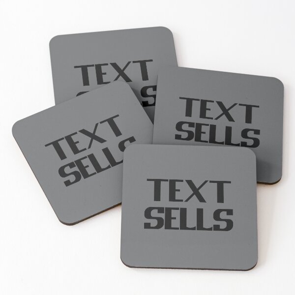 Item preview, Text Sells - Bold Black Text designed and sold by Chubuter.