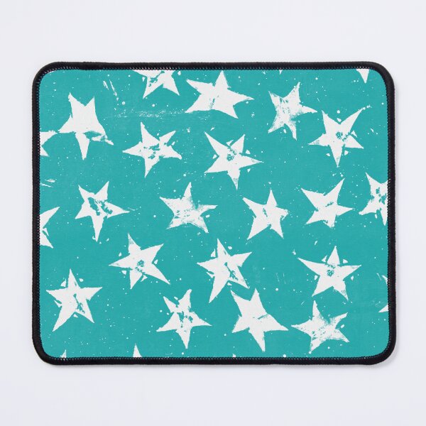 Item preview, Linocut Stars - Verdigris & White designed and sold by tracieandrews.