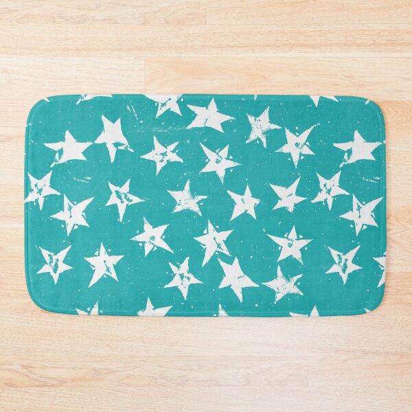 Item preview, Linocut Stars - Verdigris & White designed and sold by tracieandrews.