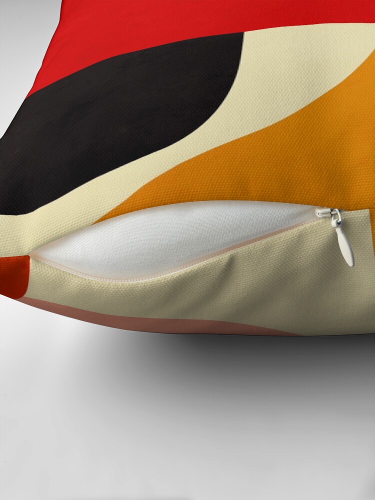 Aperçu 2 sur 4. Coussin avec l'œuvre Abstrait moderne du milieu du siècle créée et vendue par dreamprint.