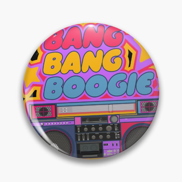 Item preview, Bang bang boogie. Boom box. Pop art stickers. hip hop designed and sold by Boogosh.