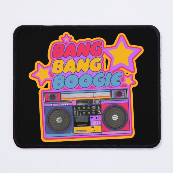 Item preview, Bang bang boogie. Boom box. Pop art stickers. hip hop designed and sold by Boogosh.