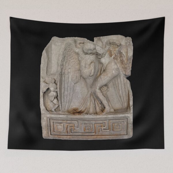 Item preview, Leda And The Swan Sebastion Relief Classical Art Cut Out designed and sold by taiche.