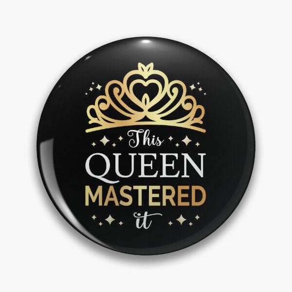 Item preview, This Queen Mastered It I designed and sold by Lemon Pepper.