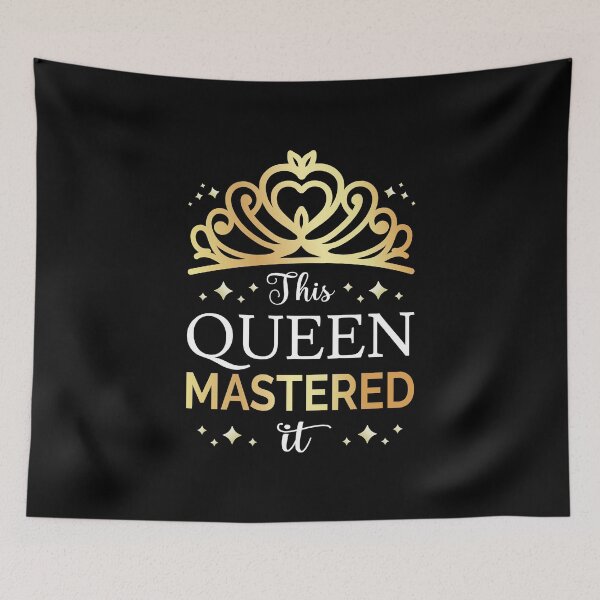Item preview, This Queen Mastered It I designed and sold by Lemon Pepper.