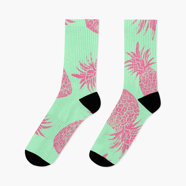 Item preview, Pineapple Pattern - Mint & Crimson designed and sold by tracieandrews.
