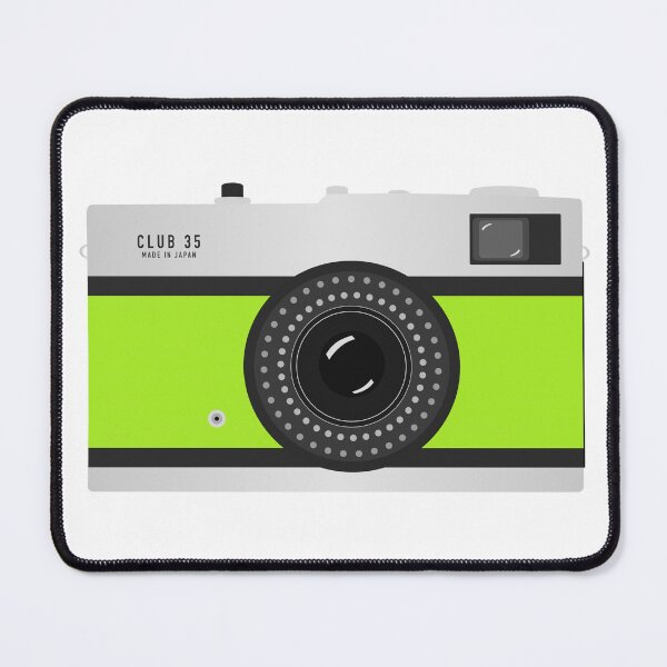 Item preview, Retro Vintage 35mm Lime Green Film Camera designed and sold by PixelHauss.