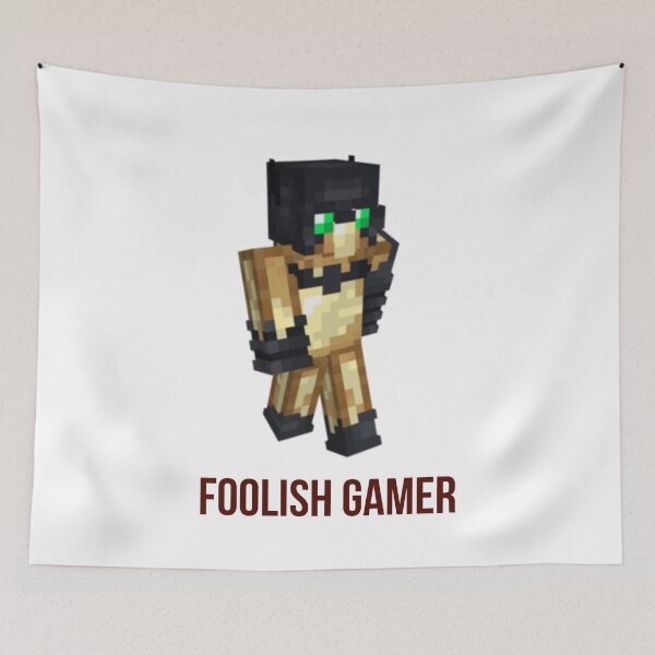 Item preview, foolish gamer minecraft skin  designed and sold by bestizeyy.