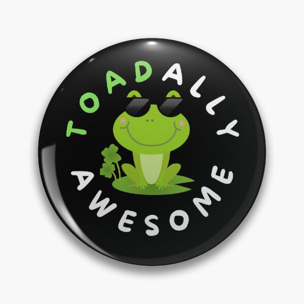 Artikelvorschau, TOADally Awesome [Version II] - Lustiger Frosch-Witz-Wortspiel entworfen und verkauft von ShizuKawaii.