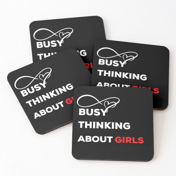 Item preview,  Busy Thinking About Girls designed and sold by MEDELSHOP.