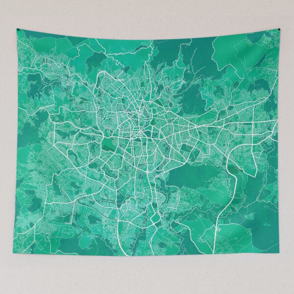 Item preview, Addis Ababa City Map of Ethiopia - Watercolor designed and sold by deMAP.