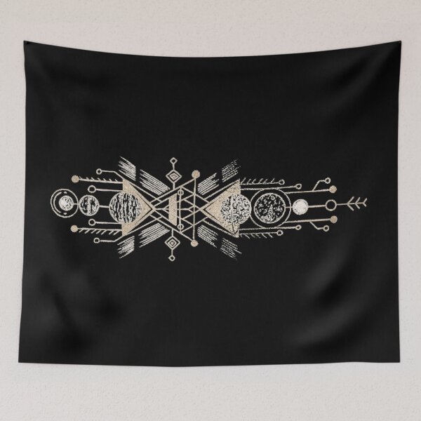 Item preview, Abstract Solar System Celestial Space in Sandy Brown designed and sold by Paulele.