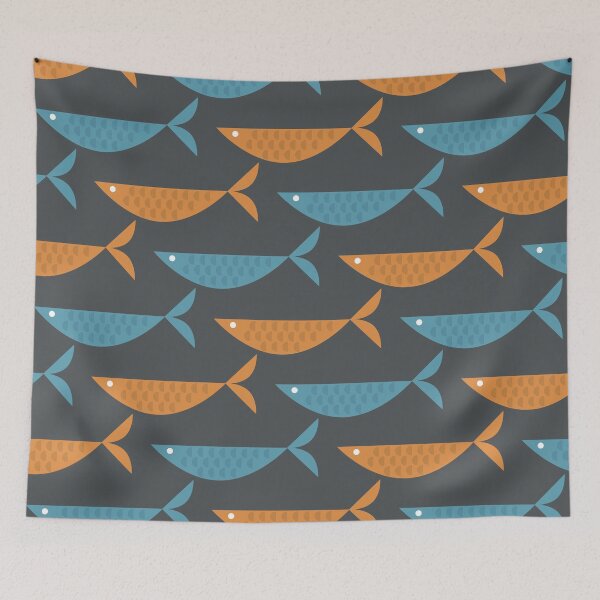 Item preview, Fishes Pattern designed and sold by tracieandrews.