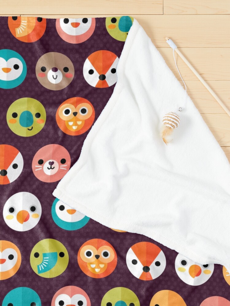 Alternate view of Smiley Faces Pet Blanket