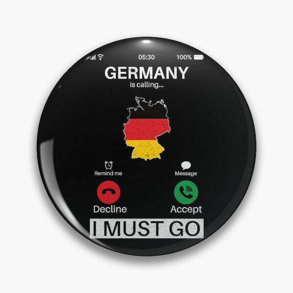 Item preview, Germany Is Calling I Must Go: Germany Home Calling - Vintage Flag German Pride Vacation designed and sold by Adexyl.