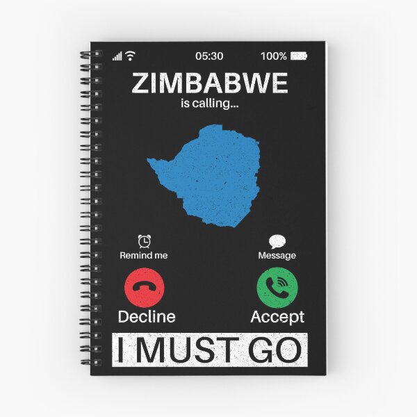 Item preview, Zimbabwe Is Calling I Must Go: Zimbabwe Home Calling - Vintage Flag Zimbabwean Pride Vacation designed and sold by Adexyl.