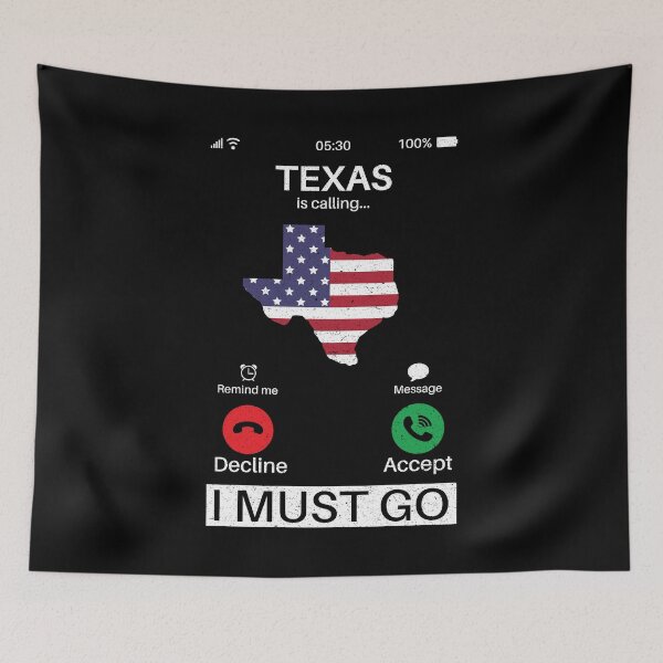 Item preview, Texas Is Calling I Must Go: Vintage Texas State, America Home Calling, Vacation designed and sold by Adexyl.
