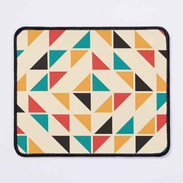 Item preview, Mid Century Colored Triangles Pattern designed and sold by La Chic.