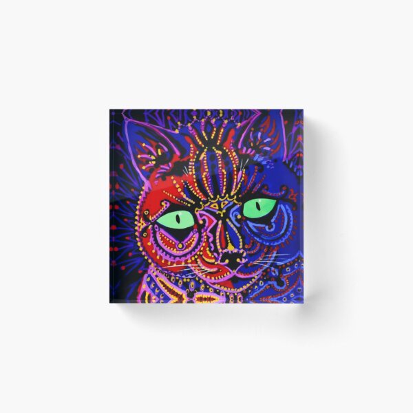 Item preview, Decorative Cat by Louis Wain designed and sold by yoloforever.