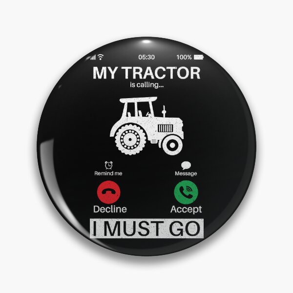 Artikelvorschau, Mein Traktor ruft, ich muss gehen: Vintage Funny Farmer Farming Tractor Driver entworfen und verkauft von Adexyl.
