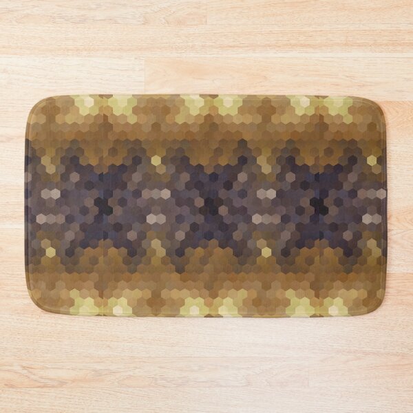 Item preview, Gold mosaic pattern. Abstract sequin ornament designed and sold by siwabudda.