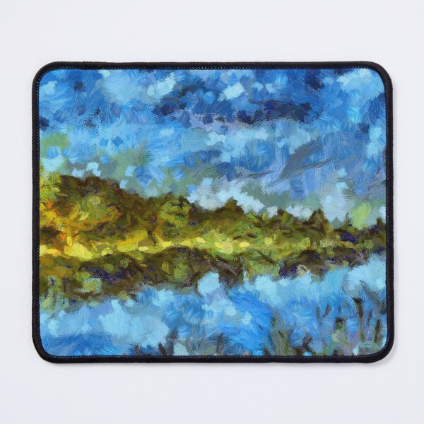 Item preview, Abstract Landscape Painting Artwork designed and sold by livianasgifts.